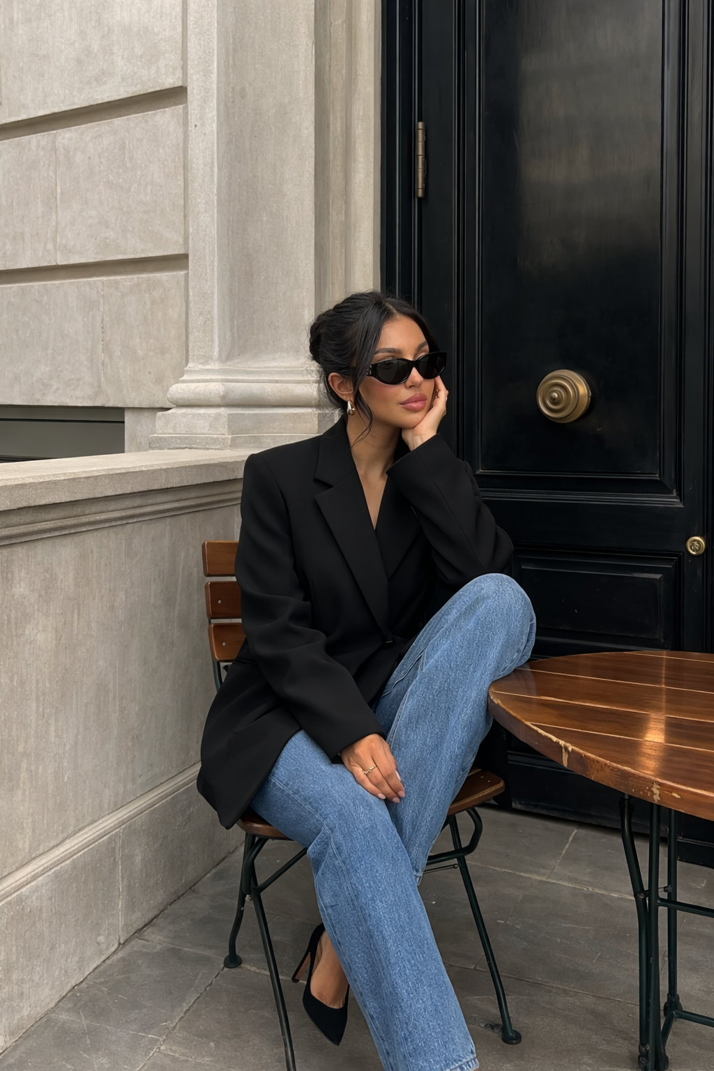 Blazer oversize - Noir - 2